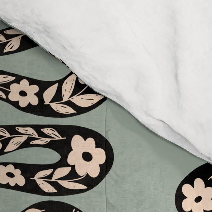 Floral Snake  Comforter Gallery Image 4