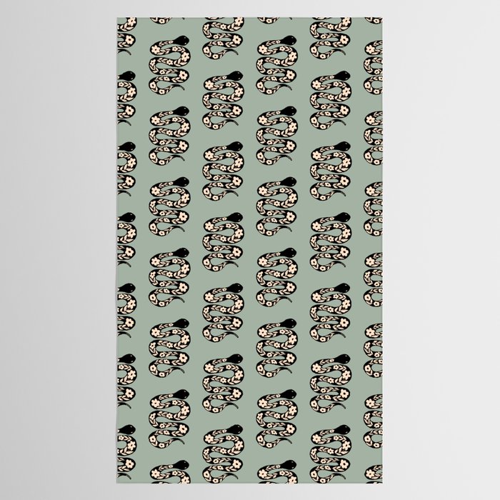 Floral Snake  Tablecloth Gallery Image 2