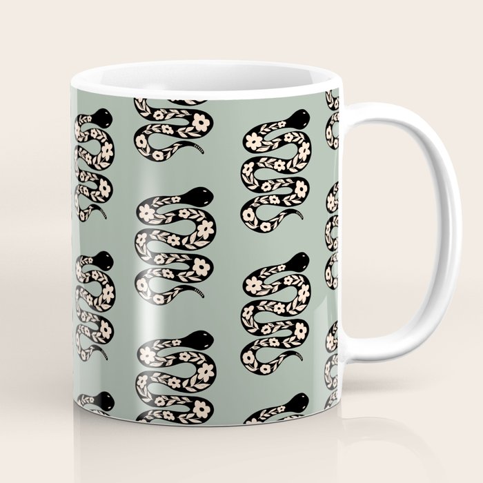 Floral Snake  Coffee Mug Gallery Image 1