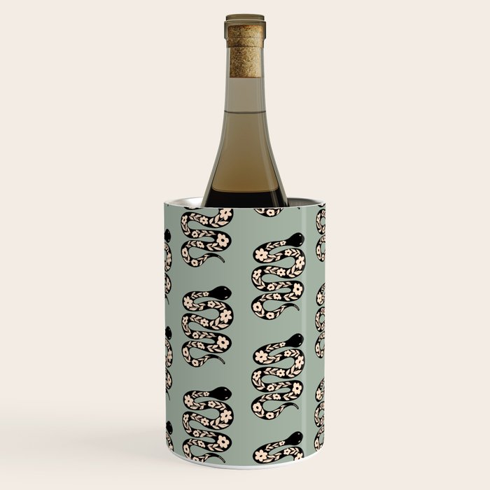 Floral Snake  Wine Chiller Gallery Image 1