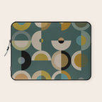 mid century modern geometric abstract pattern 24 Laptop Sleeve Gallery Image 1