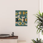 mid century modern geometric abstract pattern 24 Poster Gallery Image 2