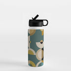 mid century modern geometric abstract pattern 24 Water Bottle Gallery Image 1