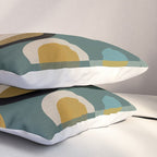 mid century modern geometric abstract pattern 24 Pillow Sham Gallery Image 3