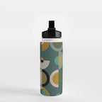 mid century modern geometric abstract pattern 24 Water Bottle Gallery Image 2