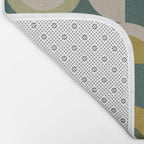 mid century modern geometric abstract pattern 24 Bath Mat Gallery Image 2