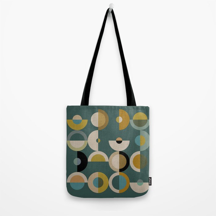 mid century modern geometric abstract pattern 24 Tote Bag Gallery Image 2