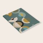 mid century modern geometric abstract pattern 24 Notebook Gallery Image 2