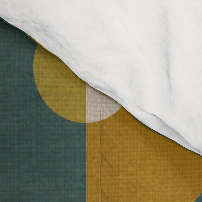 mid century modern geometric abstract pattern 24 Comforter Gallery Image 4