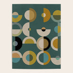 mid century modern geometric abstract pattern 24 Poster Gallery Image 4