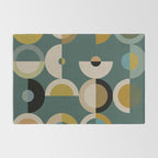 mid century modern geometric abstract pattern 24 Rug Gallery Image 2