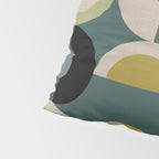 mid century modern geometric abstract pattern 24 Pillow Sham Gallery Image 4