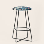 Vintage Vail Ski Poster Blue Stool Gallery Image 1