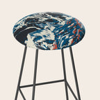 Vintage Vail Ski Poster Blue Stool Gallery Image 2