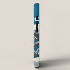 Vintage Vail Ski Poster Blue iPhone Case Gallery Image 2