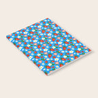 Strawberries Galore Pattern On Blue Notebook Gallery Image 2