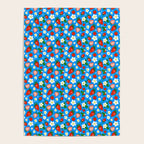 Strawberries Galore Pattern On Blue Poster Gallery Image 4