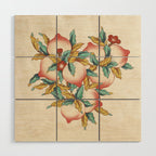 Peaches : Minhwa-Korean traditional/folk art Journal Wood Wall Art Gallery Image 1