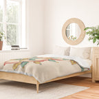 Peaches : Minhwa-Korean traditional/folk art Journal Duvet Cover Gallery Image 2