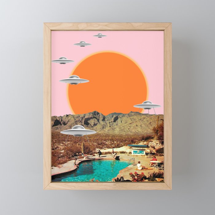 They've arrived! (UFO) Mini Art Print Gallery Image 1