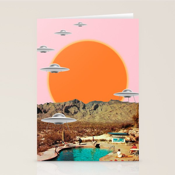They've arrived! (UFO) Stationery Card Gallery Image 2