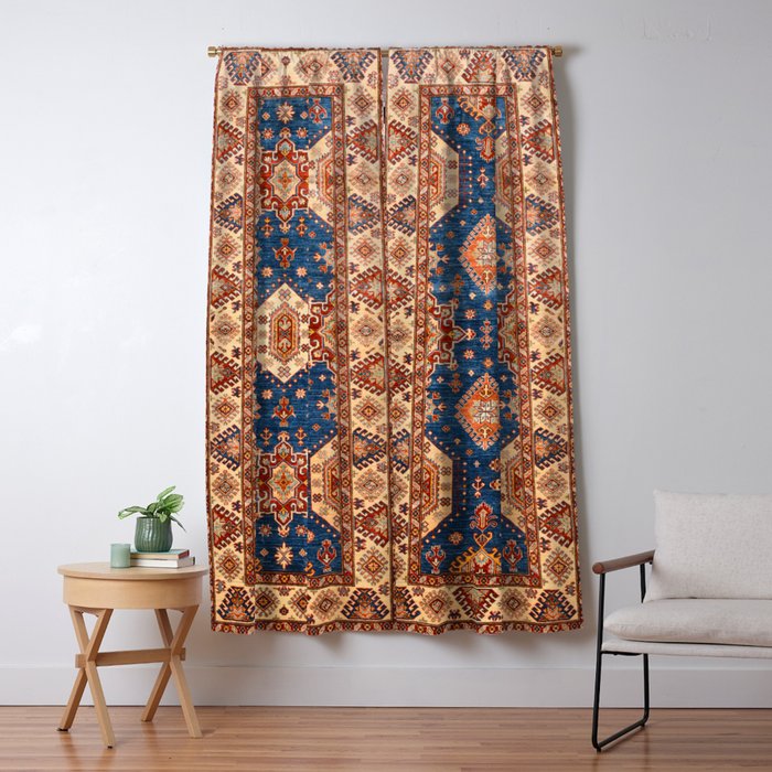 Velvet Star Maze Window Curtain Gallery Image 1