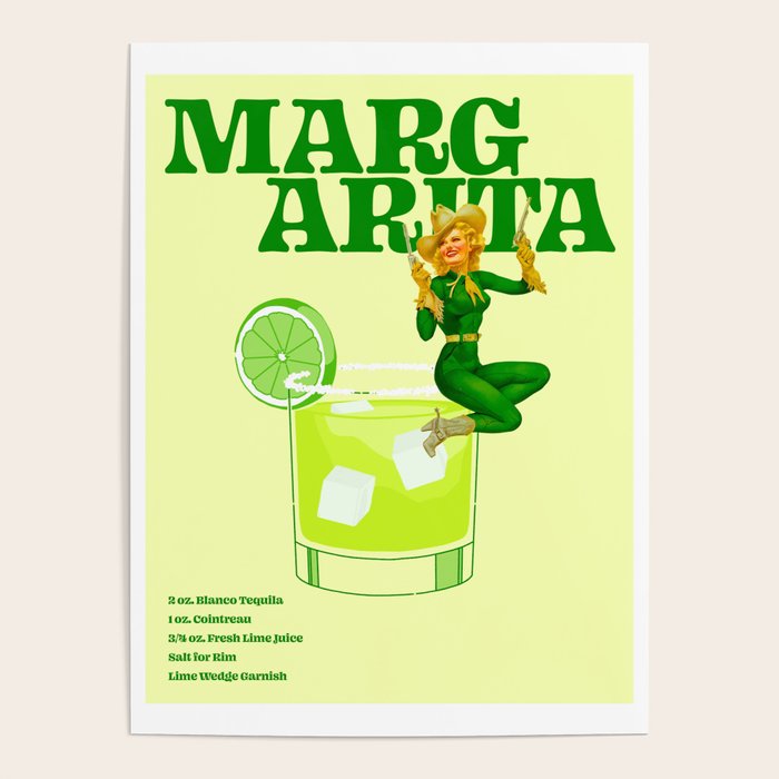 The Margarita Cocktail Poster Gallery Image 1