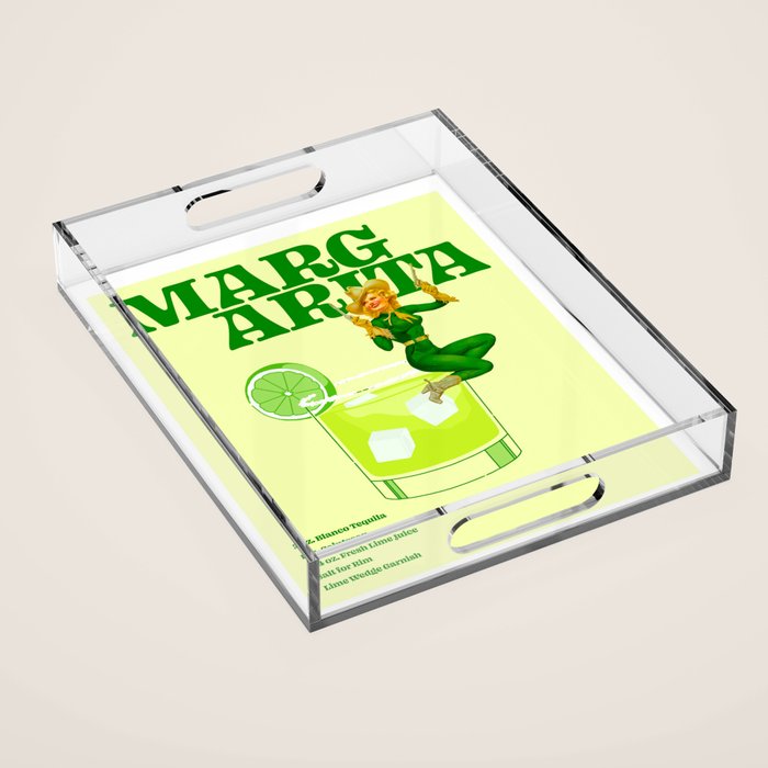 The Margarita Cocktail Acrylic Tray Gallery Image 1