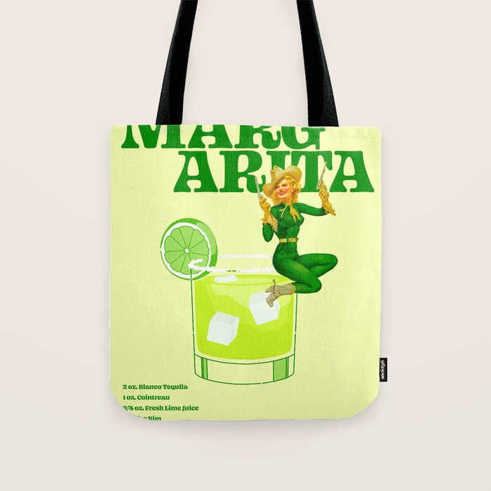 The Margarita Cocktail Tote Bag Gallery Image 1