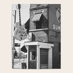 Sun Studio Memphis Tennessee Black and White Photography Poster Gallery Image 4