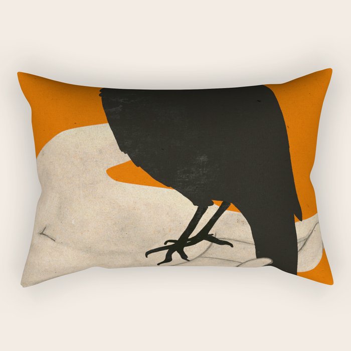 Bird in Hand 5 Rectangular Pillow Gallery Image 2