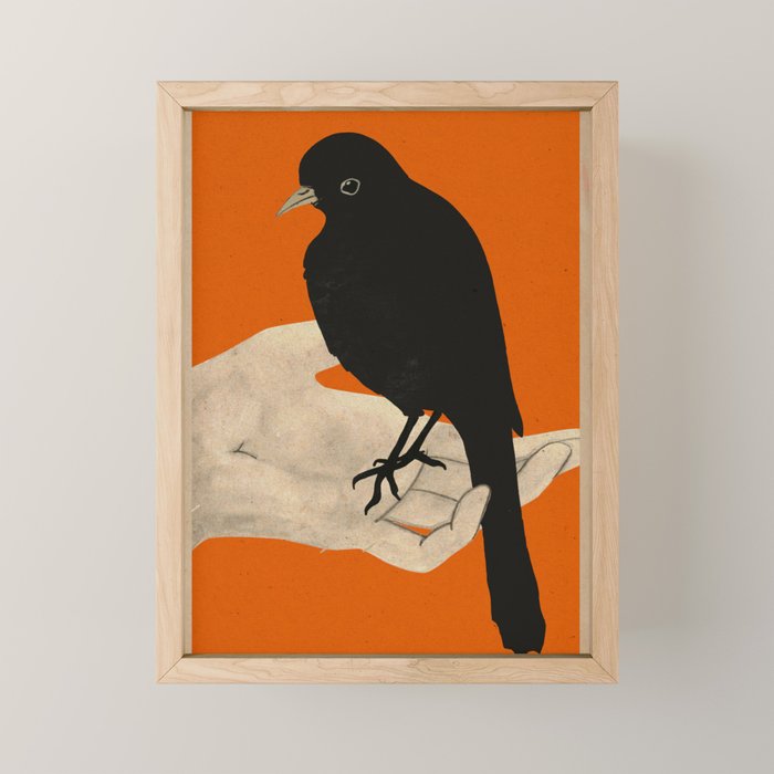 Bird in Hand 5 Mini Art Print Gallery Image 1