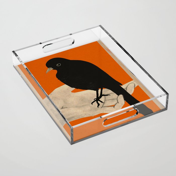Bird in Hand 5 Acrylic Tray Gallery Image 1