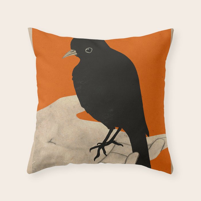 Bird in Hand 5 Throw Pillow Gallery Image 6