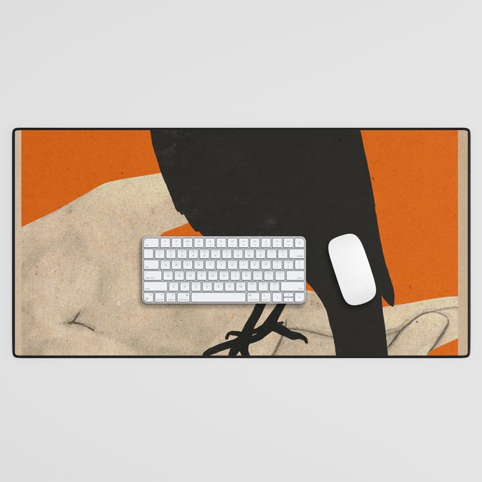 Bird in Hand 5 Desk Mat Gallery Image 1
