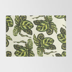 calathea botanical interior plant Rug Gallery Image 2