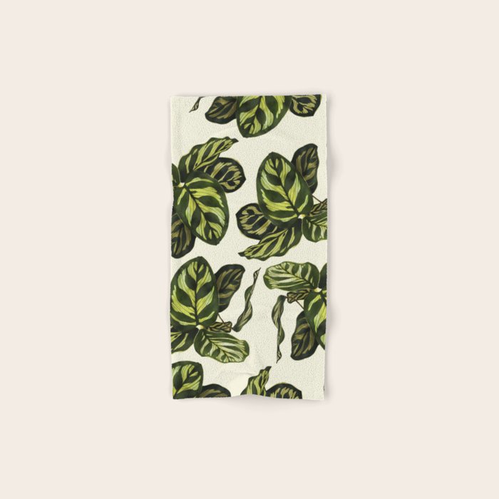calathea botanical interior plant Bath Towel Gallery Image 1
