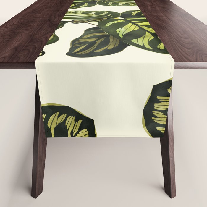 calathea botanical interior plant Table Runner Gallery Image 1