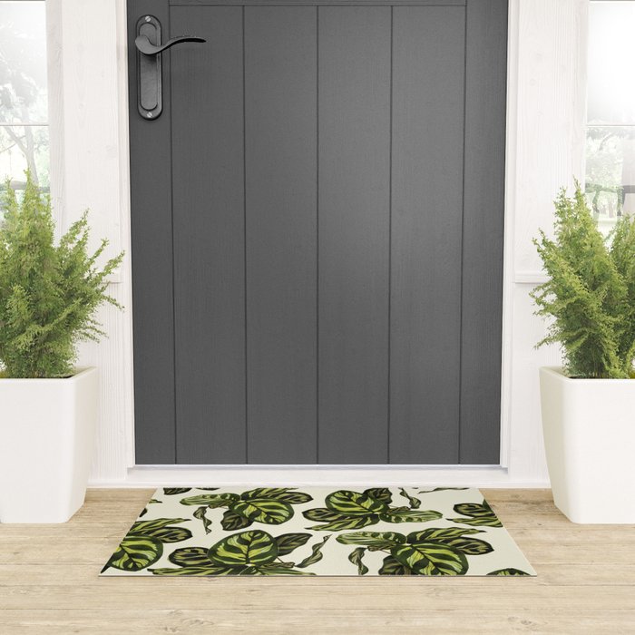 calathea botanical interior plant Welcome Mat Gallery Image 3