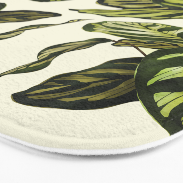 calathea botanical interior plant Bath Mat Gallery Image 3