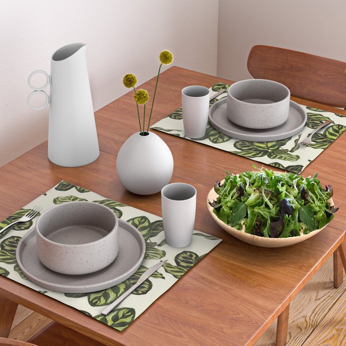 calathea botanical interior plant Placemat Gallery Image 2