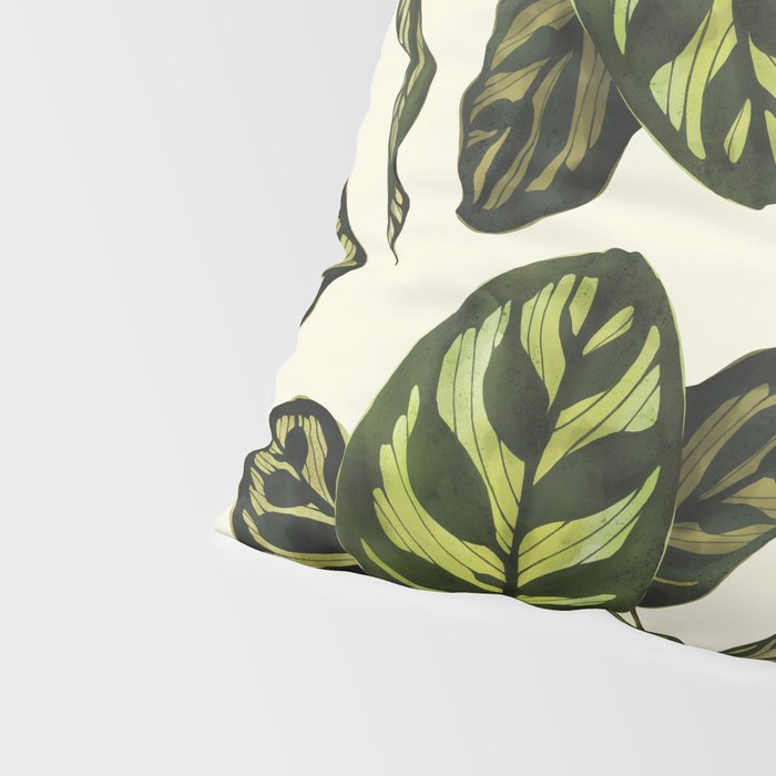 calathea botanical interior plant Pillow Sham Gallery Image 4
