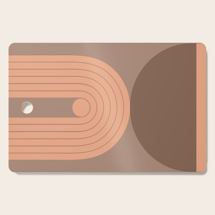 Abstraction_Balance_Round_Bohemian_Shape_Minimalism_001 Cutting Board Gallery Image 1