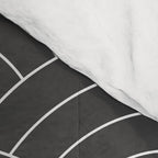 Waves (Dark Gray) Comforter Gallery Image 4