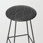Waves (Dark Gray) Stool Gallery Image 2