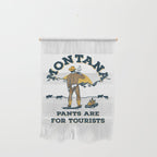 "Montana: Pants Are For Tourists" Funny Retro Cowboy Travel Art Wall Hanging Gallery Image 1