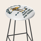 "Montana: Pants Are For Tourists" Funny Retro Cowboy Travel Art Stool Gallery Image 2