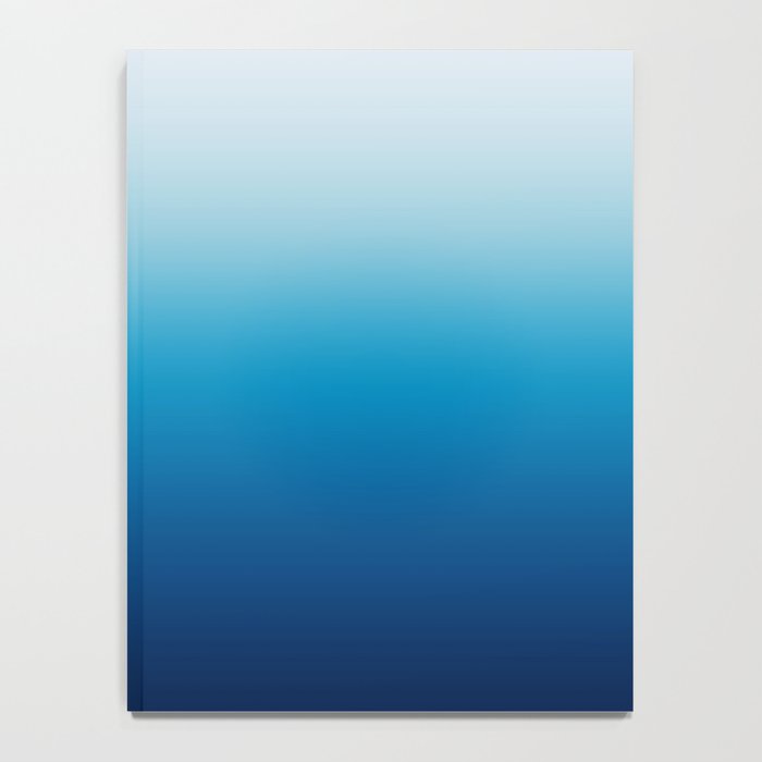 Sky and Ocean Blue Ombre Notebook Gallery Image 4