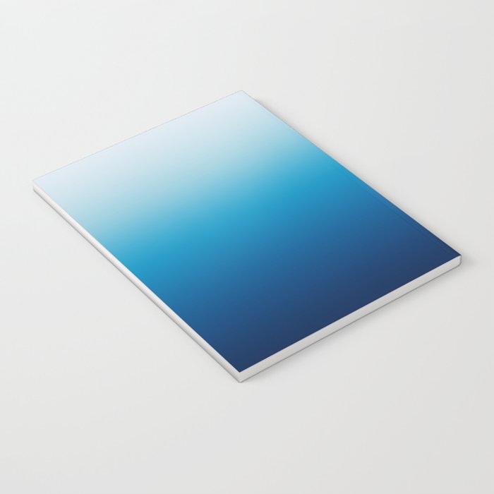 Sky and Ocean Blue Ombre Notebook Gallery Image 3