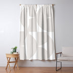 Bauhaus Mid Century Modern Geometric IV Grey Window Curtain Gallery Image 5